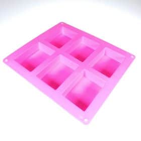 Rectangle Silicone Mould - 6 Cavity