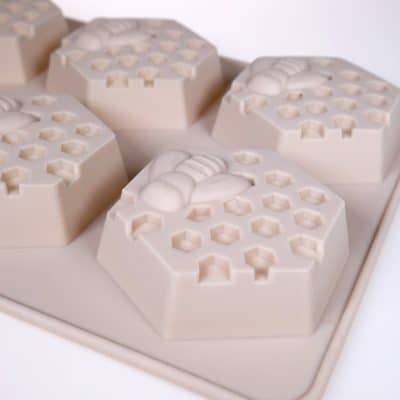 Honey Bee Silicone mould closeup