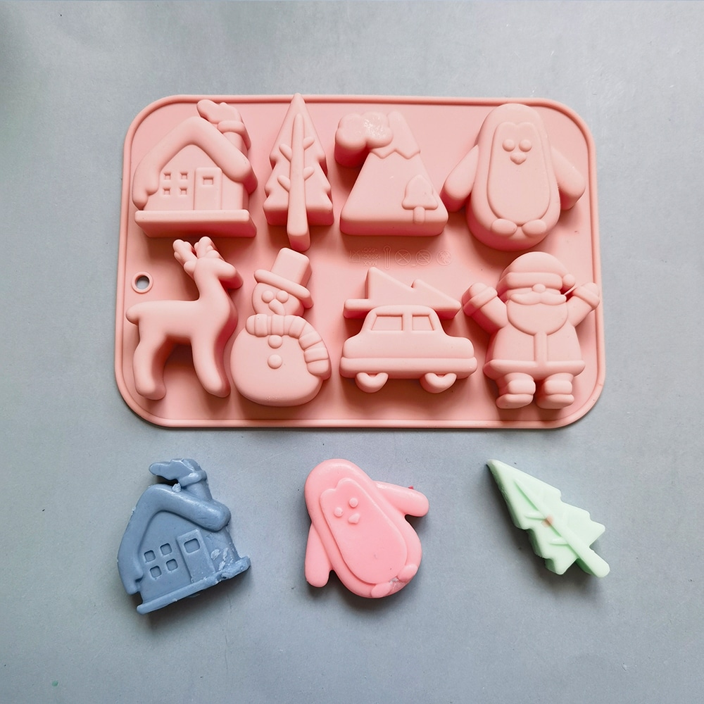 Christmas Holidays Silicone Mould - Little Green Workshops