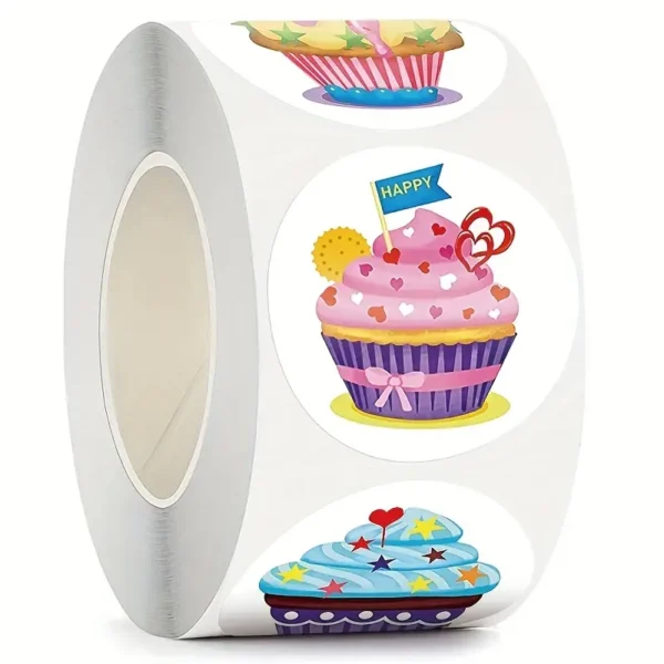 Cupcake Pink Stickers