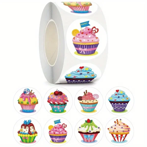 Cupcake Stickers