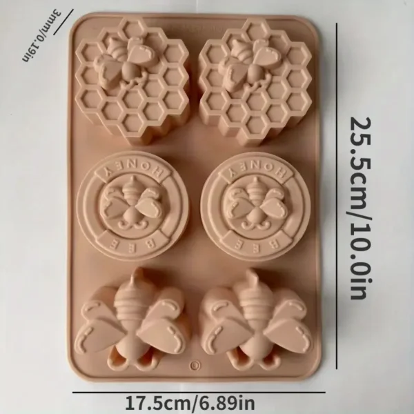 Bee Multi Design Silicone Mould1