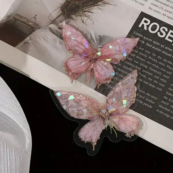 Pink Laser PET Butterfly1