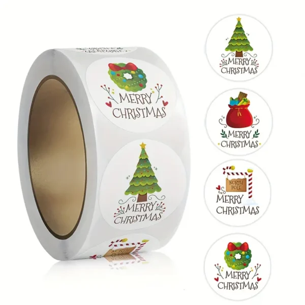 Merry Christmas Festive Stickers