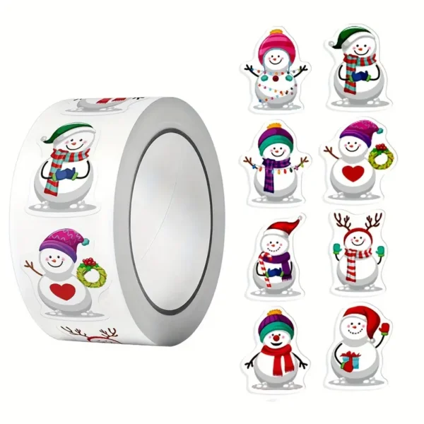 Christmas Snowmen Stickers1