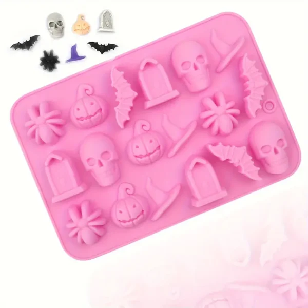 Halloween Guest Soaps Silicone Mould1