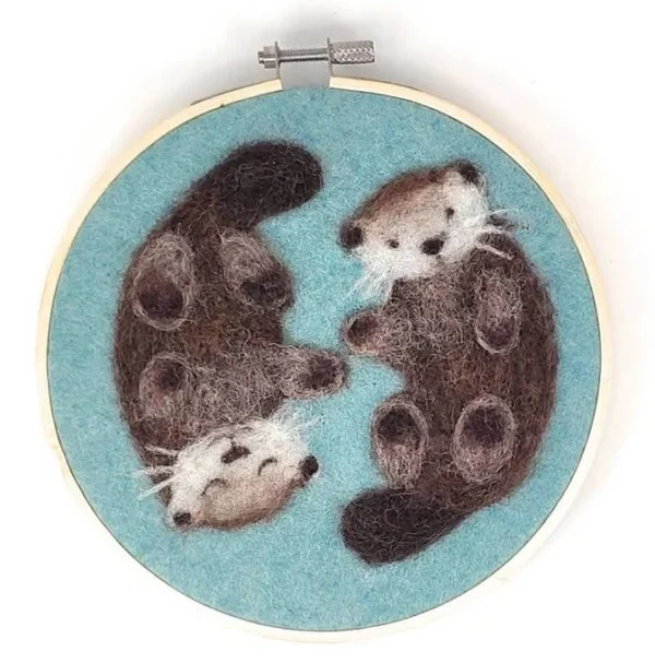 Otters in a Hoop