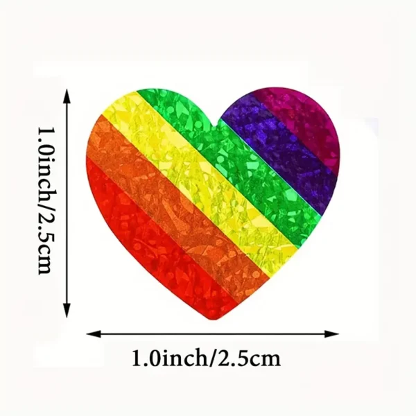 Rainbow Heart Stickers1